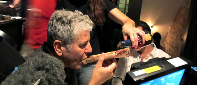 Bone Luge Hits the Big Time With Anthony Bourdain